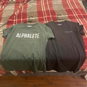 2x new alphalete shirts